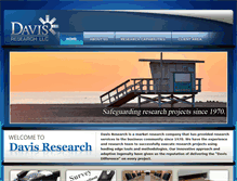 Tablet Screenshot of davisresearch.com